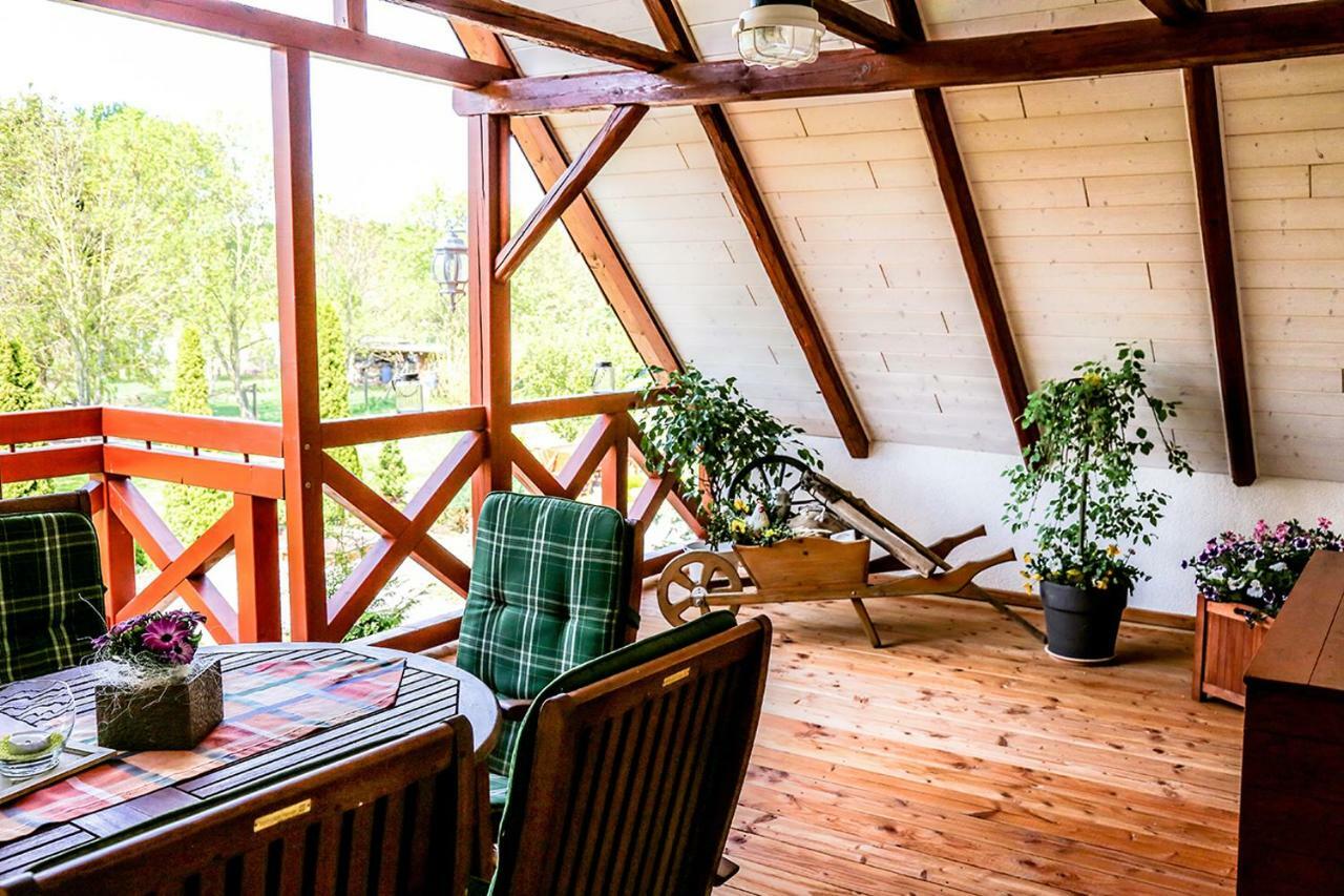 Ferienwohnung Im Schlossgarten Herbsleben מראה חיצוני תמונה