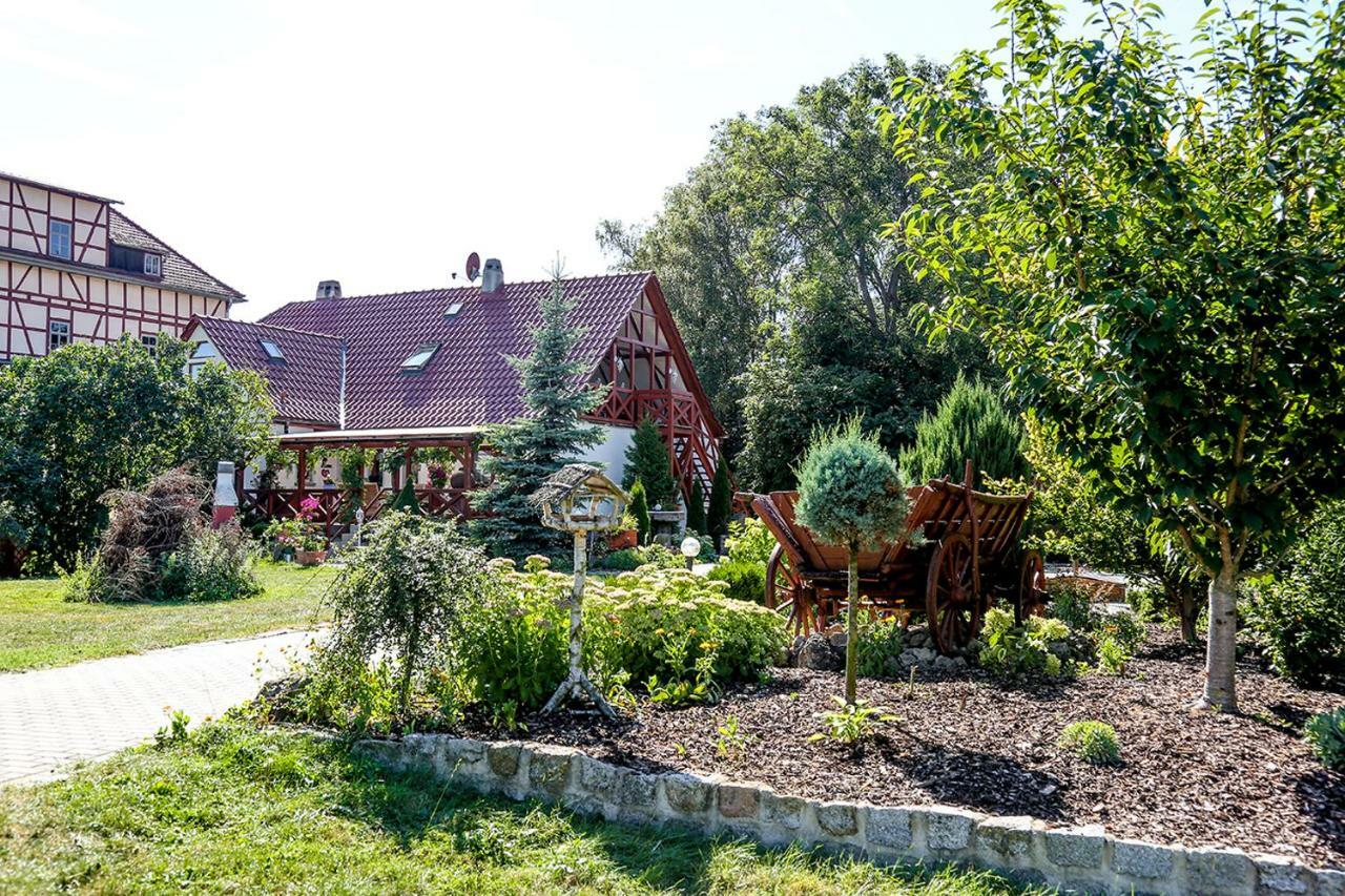 Ferienwohnung Im Schlossgarten Herbsleben מראה חיצוני תמונה
