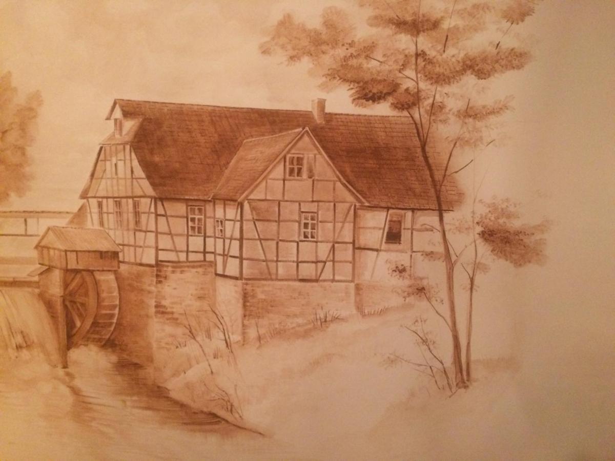 Ferienwohnung Im Schlossgarten Herbsleben מראה חיצוני תמונה